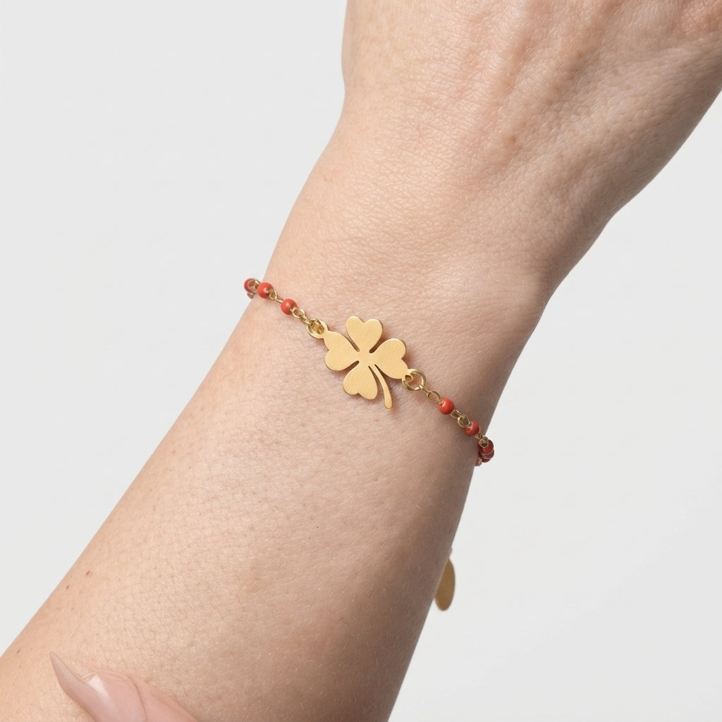 Women's Clover Charm Bracelet