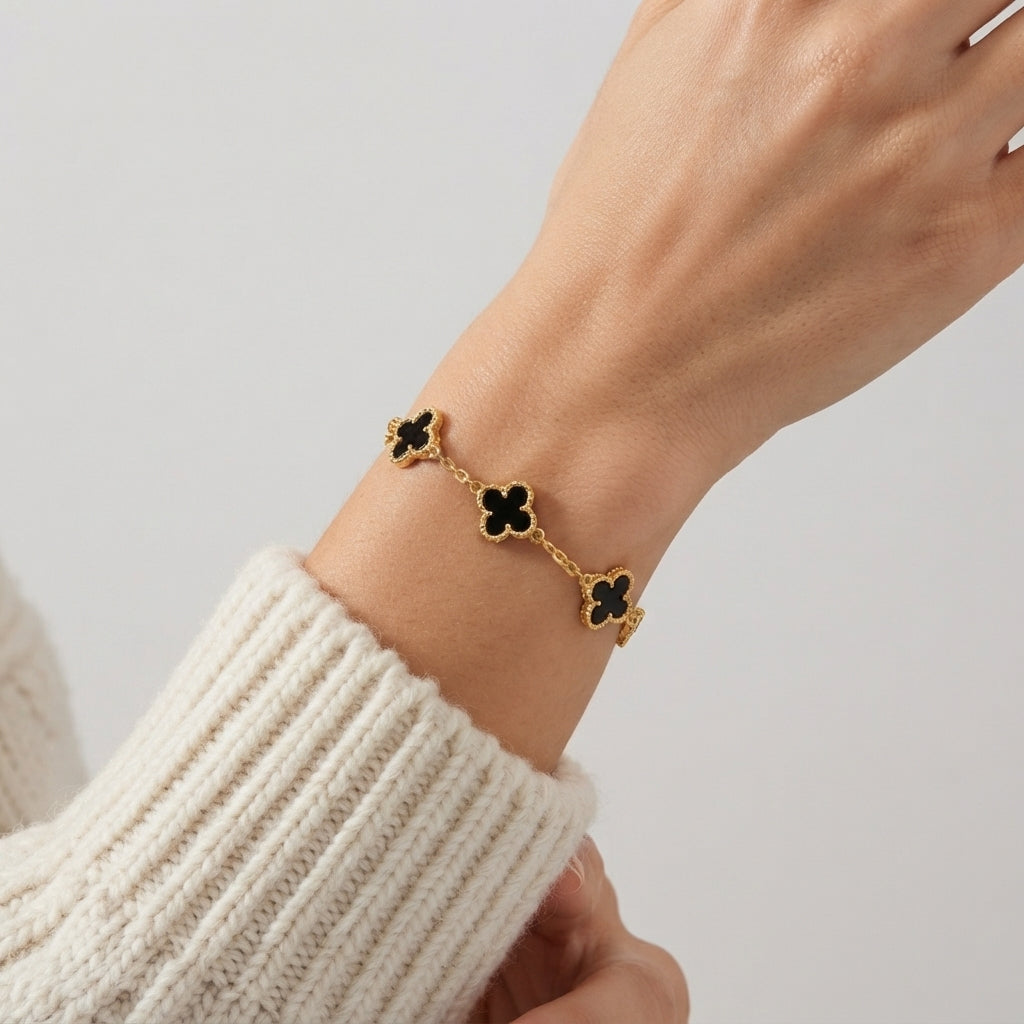 Women's Clover Station Bracelet