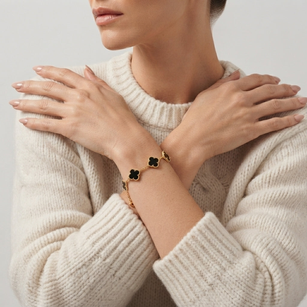 Women's Clover Station Bracelet