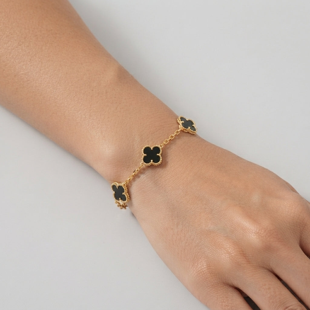 Women's Clover Station Bracelet