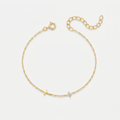 Women's Cross Station Chain Bracelet
