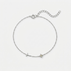 Women's Cross Station Chain Bracelet