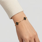 Women's Crystal Clover Bracelet