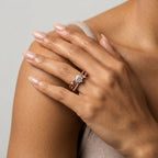 Women's Crystal Crossover Ring