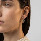 Women's Crystal Hoop Earrings