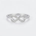 Women's Crystal Infinity Ring