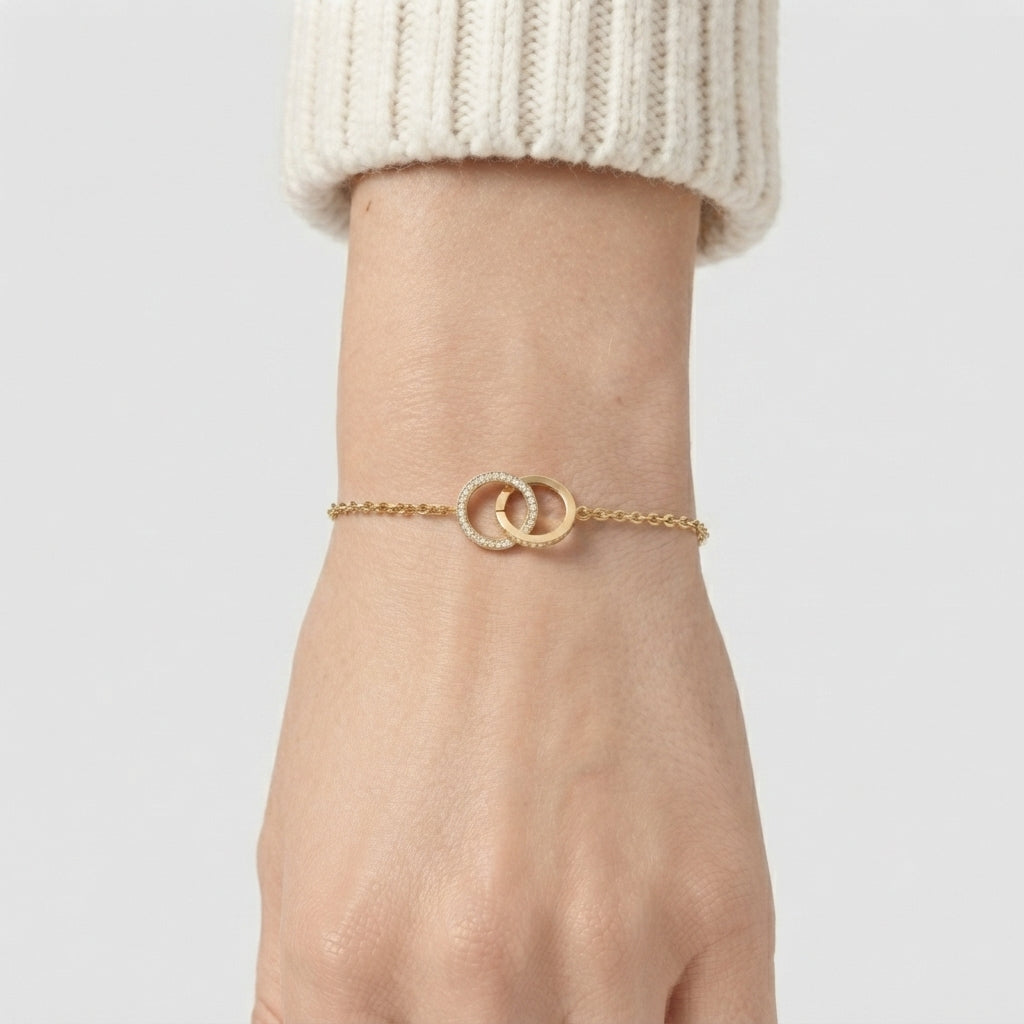 Women's Crystal Link Bracelet