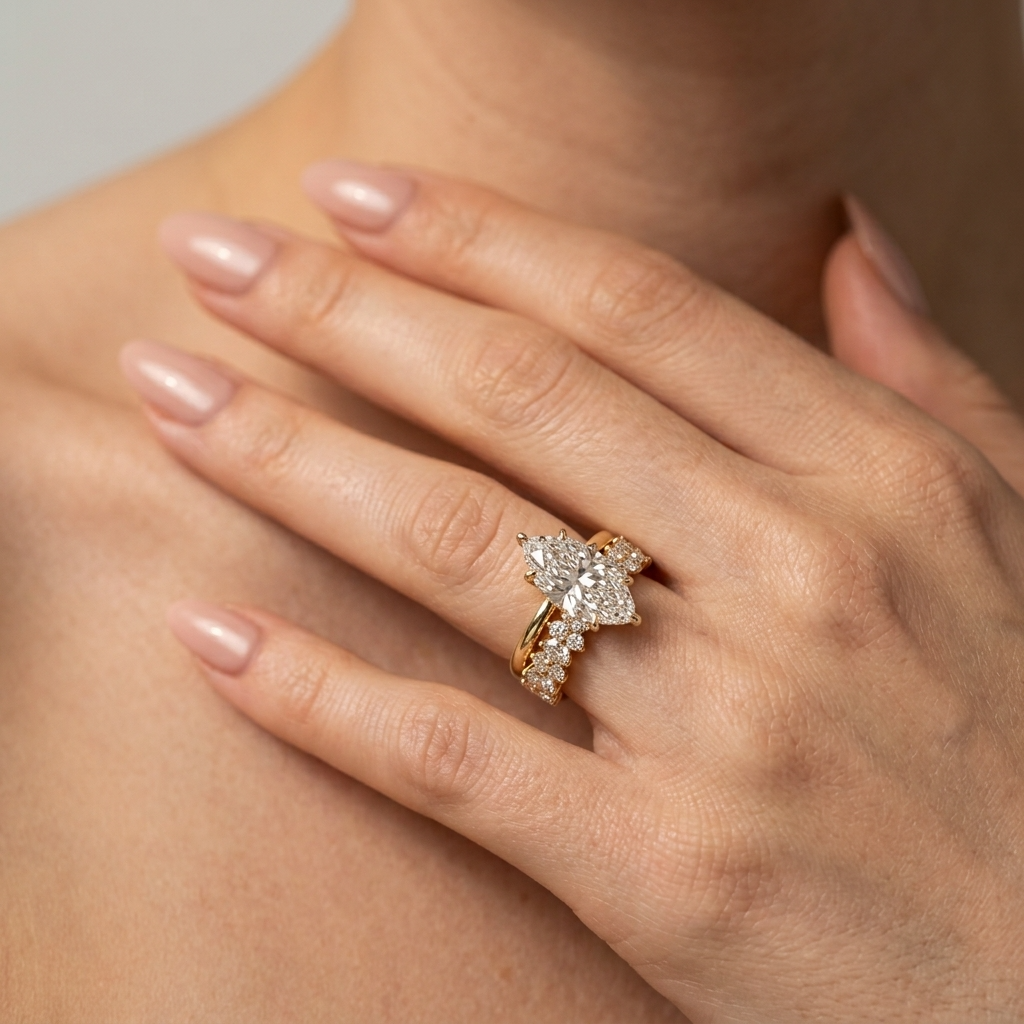 Women's Crystal Ring Set