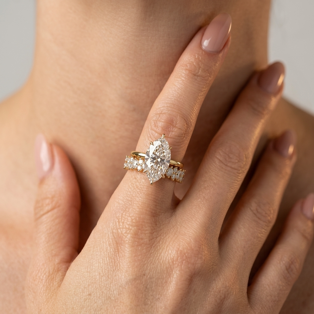 Women's Crystal Ring Set