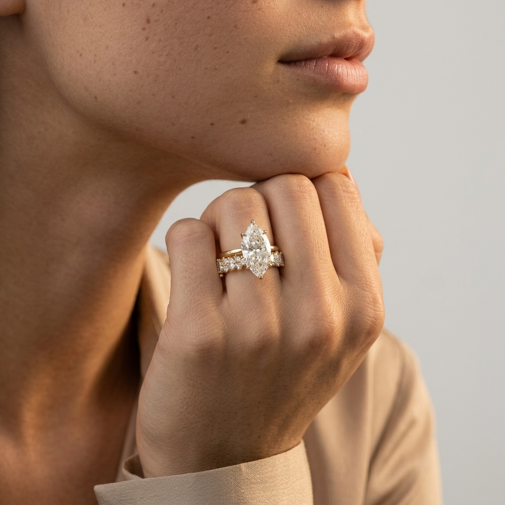 Women's Crystal Ring Set