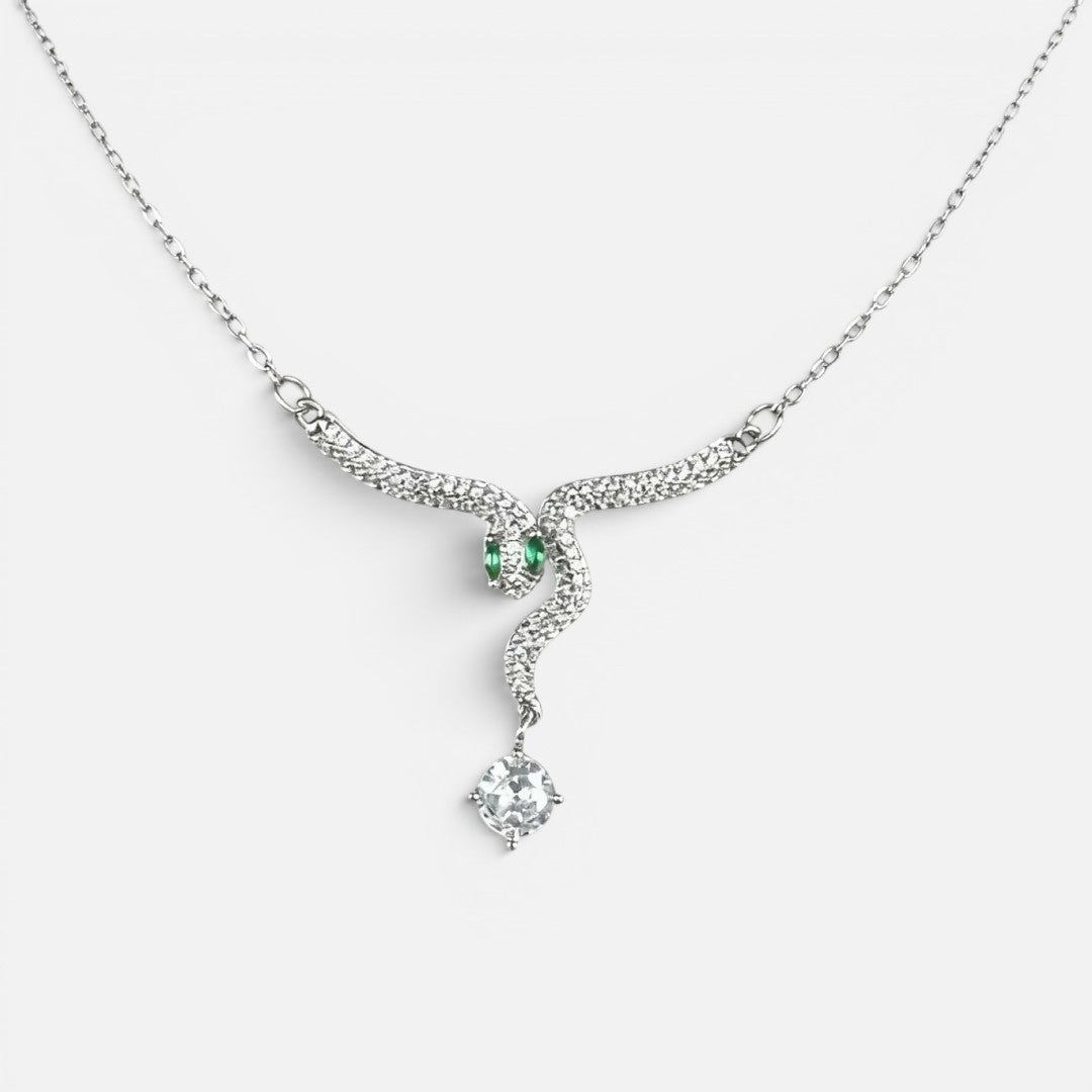 Women's Crystal Snake Necklace