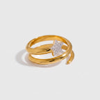 Women's Crystal Star Ring