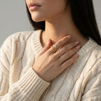 Women's Crystal Star Ring