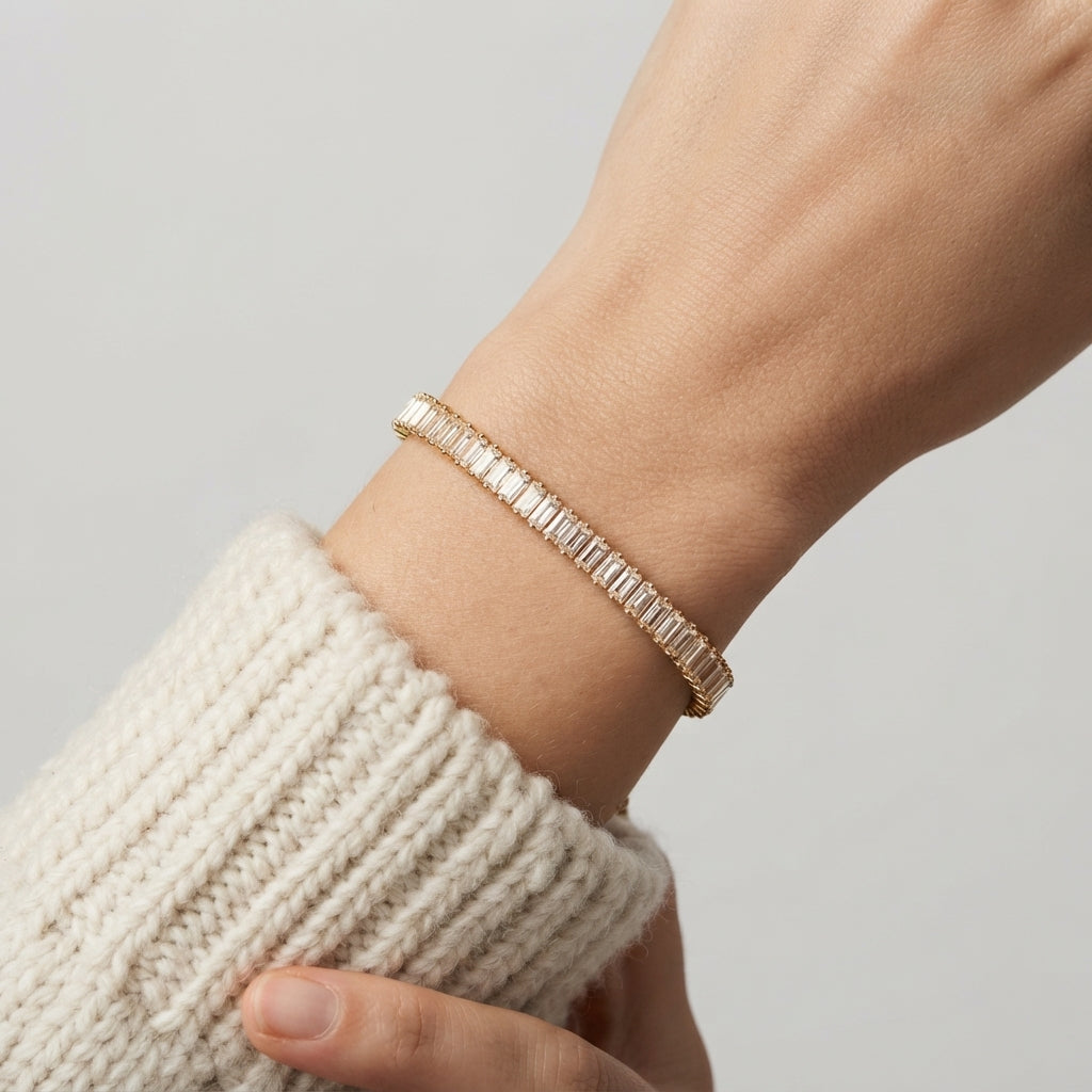 Women's Crystal Tennis Bracelet