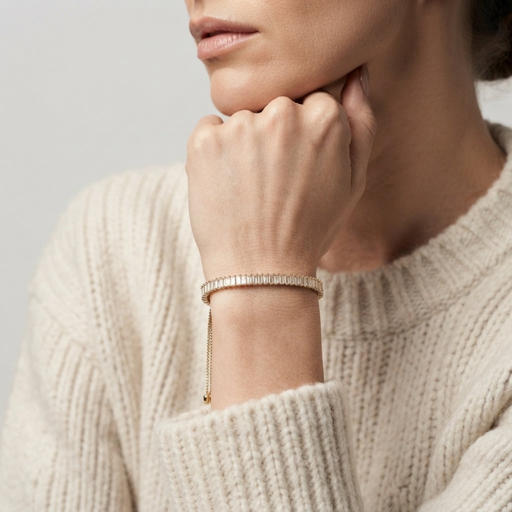 Women's Crystal Tennis Bracelet