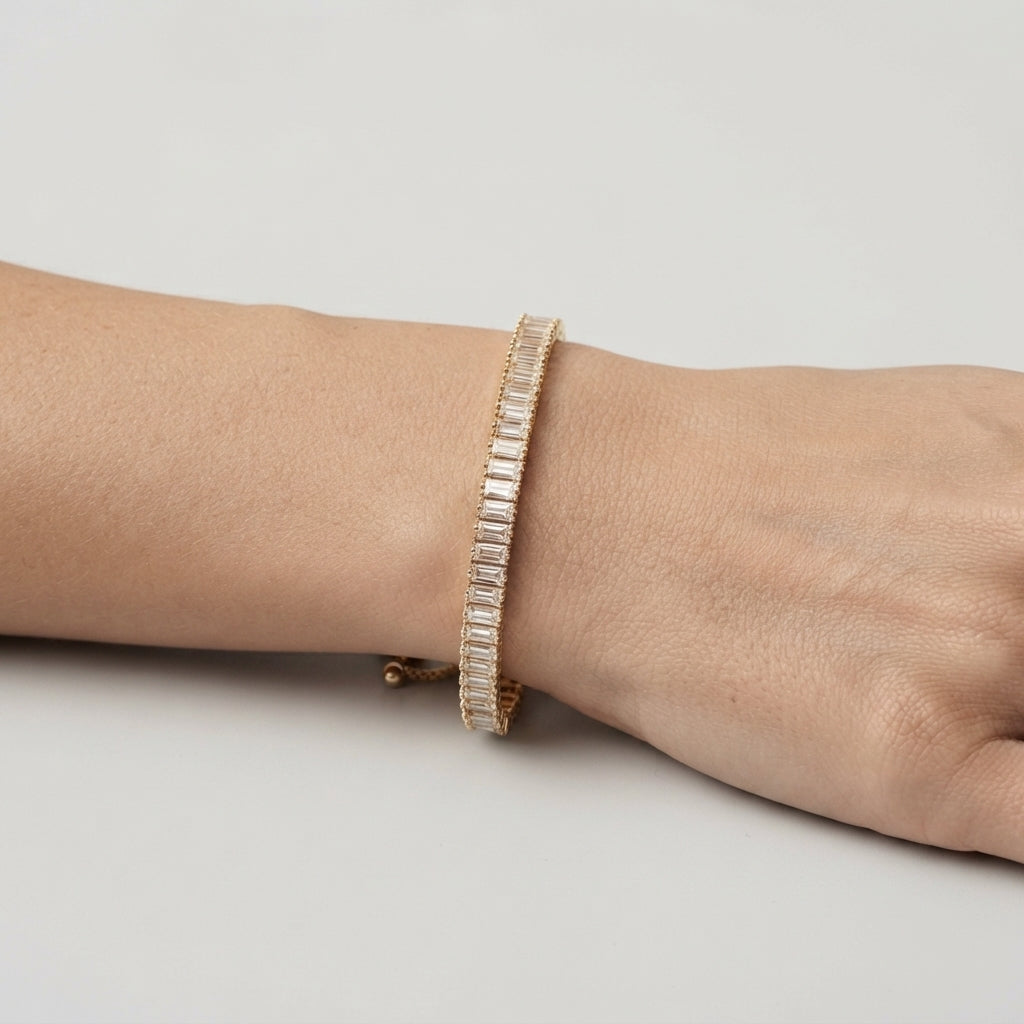 Women's Crystal Tennis Bracelet