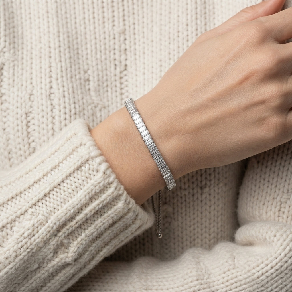 Women's Crystal Tennis Bracelet