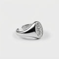Women's Daisy Signet Ring