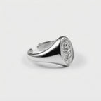 Women's Daisy Signet Ring