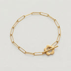 Women's Daisy Toggle Chain Bracelet