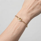 Women's Daisy Toggle Chain Bracelet
