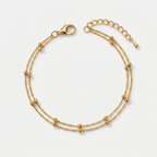 Women's Double-Layer Satellite Chain Bracelet