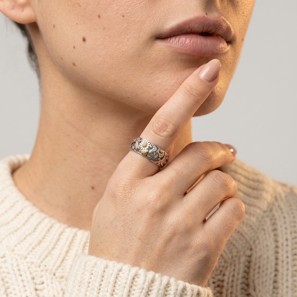 Women's Dragonfly Daisy Ring