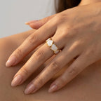 Women's Enamel Heart Ring