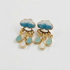 Women's Enamel Teardrop Earrings