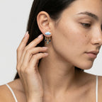 Women's Enamel Teardrop Earrings
