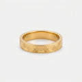 Women's Engraved Sunburst Band Ring
