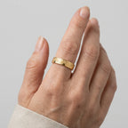 Women's Engraved Sunburst Band Ring