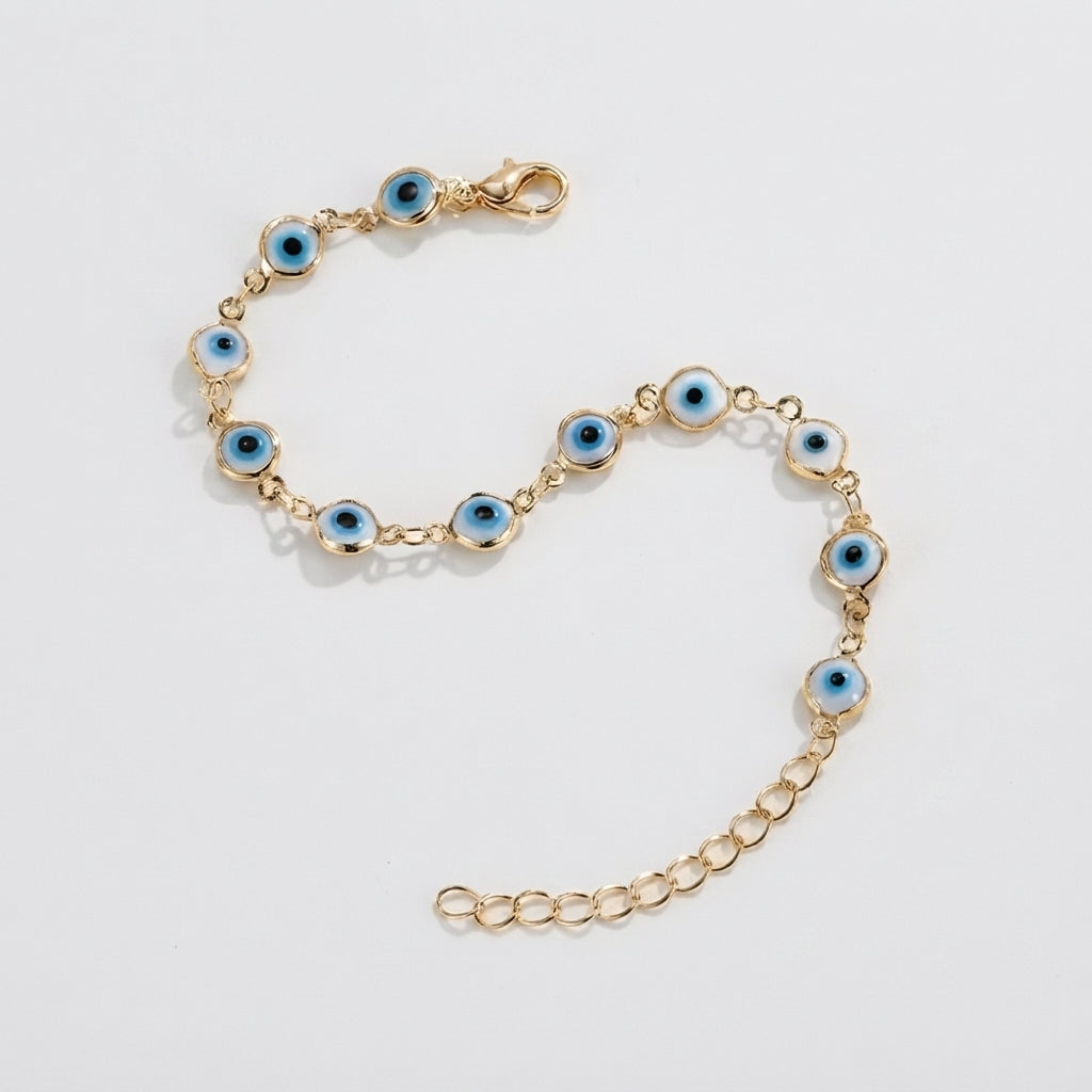 Women's Evil Eye Station Bracelet