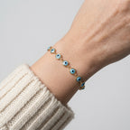 Women's Evil Eye Station Bracelet
