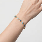 Women's Evil Eye Station Bracelet