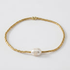 Women's Faux Pearl Beaded Bracelet