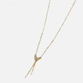Women's Faux Pearl Lariat Necklace