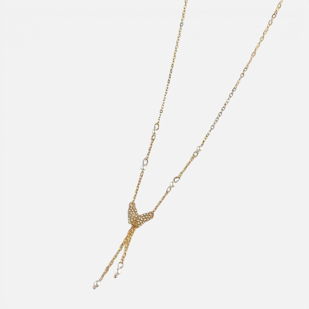 Women's Faux Pearl Lariat Necklace