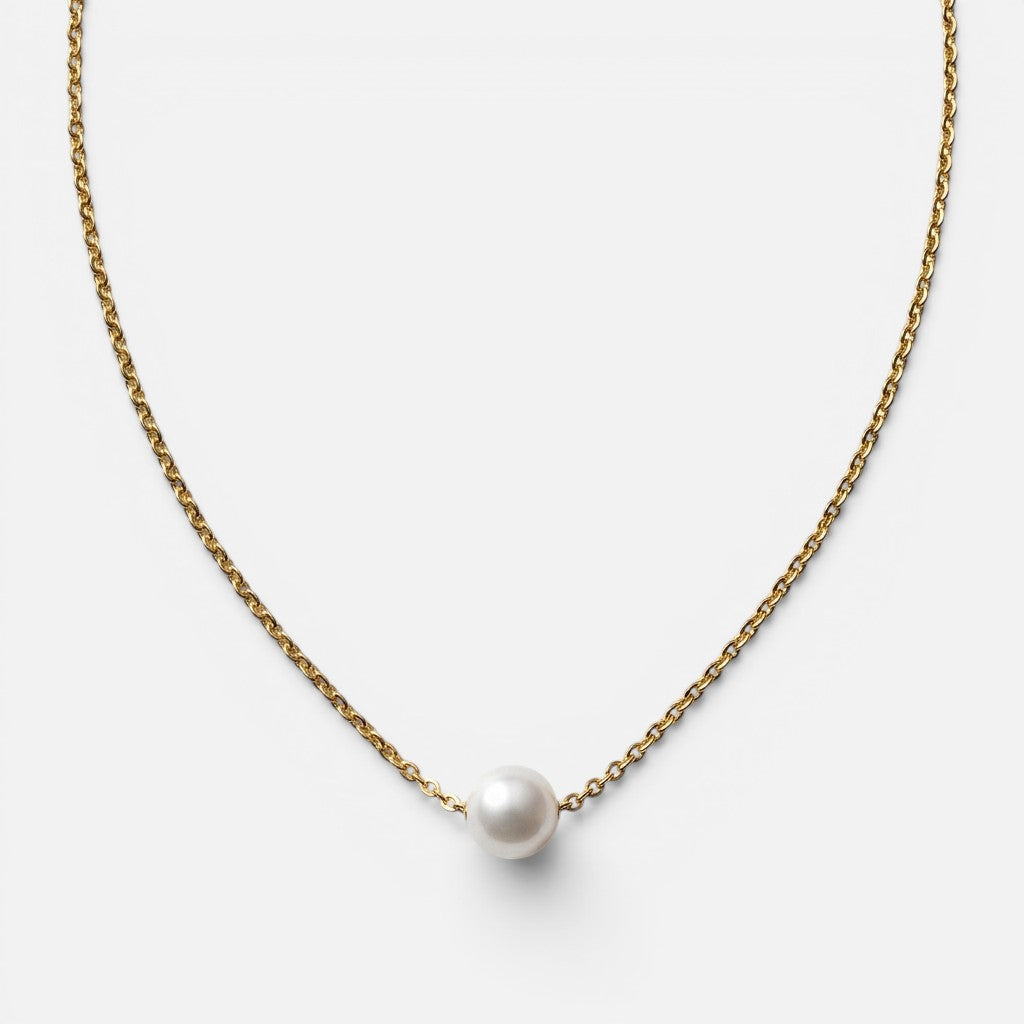 Women's Faux Pearl Pendant Necklace
