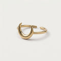 Women's Fine Crescent Ring
