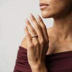Women's Fine Crystal Band Ring