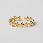Women's Fine Leaf Ring