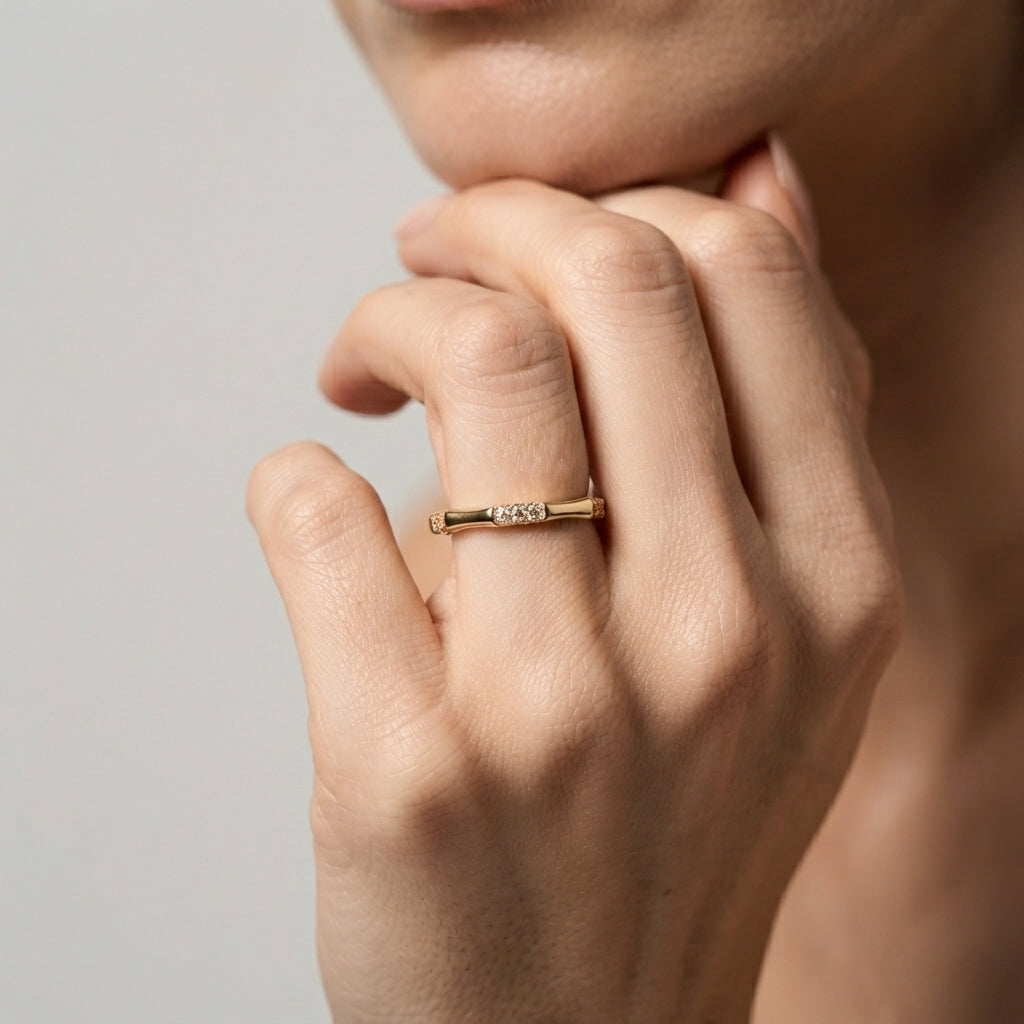 Women's Fine Pave Ring