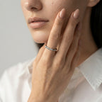 Women's Fine Pave Ring