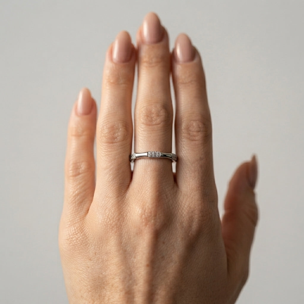 Women's Fine Pave Ring