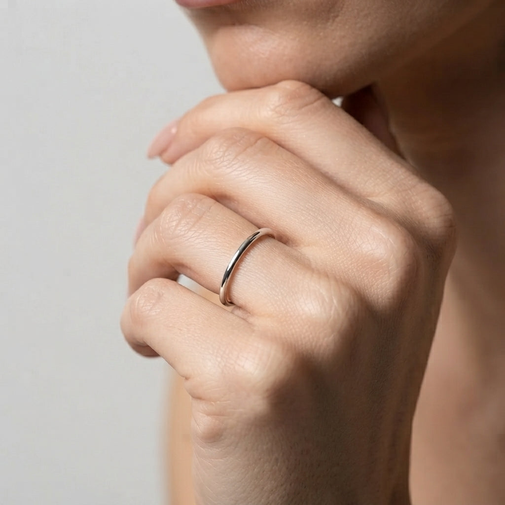 Women's Fine Polished Ring
