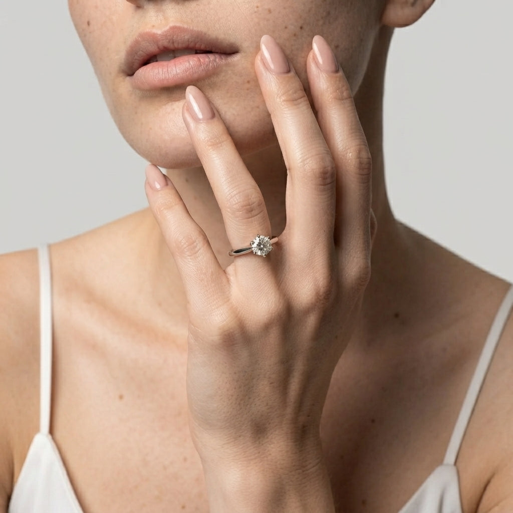 Women's Fine Solitaire Ring