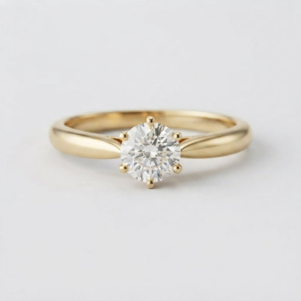 Women's Fine Solitaire Ring