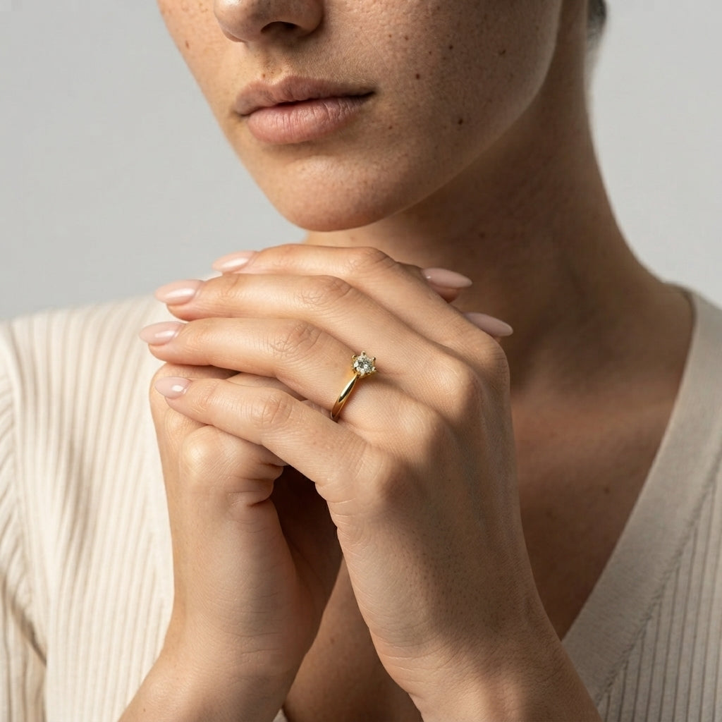 Women's Fine Solitaire Ring
