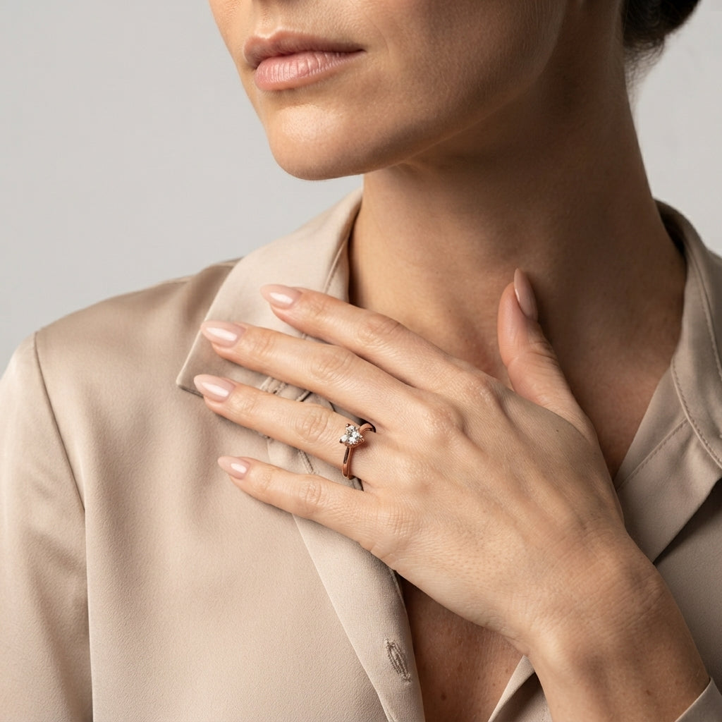 Women's Fine Solitaire Ring